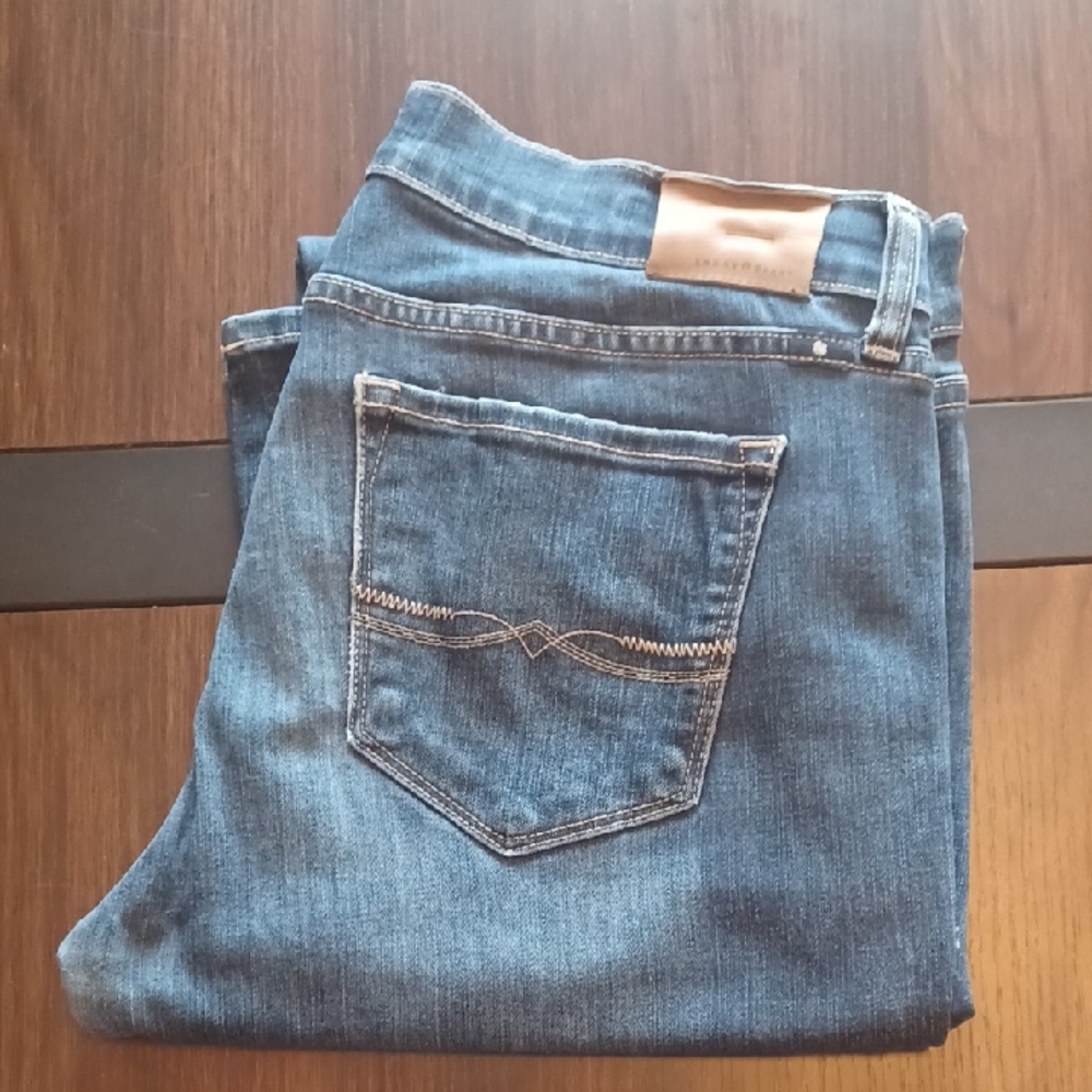 Lucky Brand Blue Straight Jeans Medium Wash